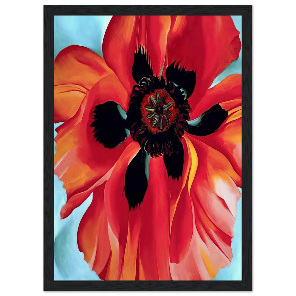 Red Poppy VI Framed Poster | Georgia O'Keeffe Framed Prints Wall Art | Georgia O Keeffe Prints