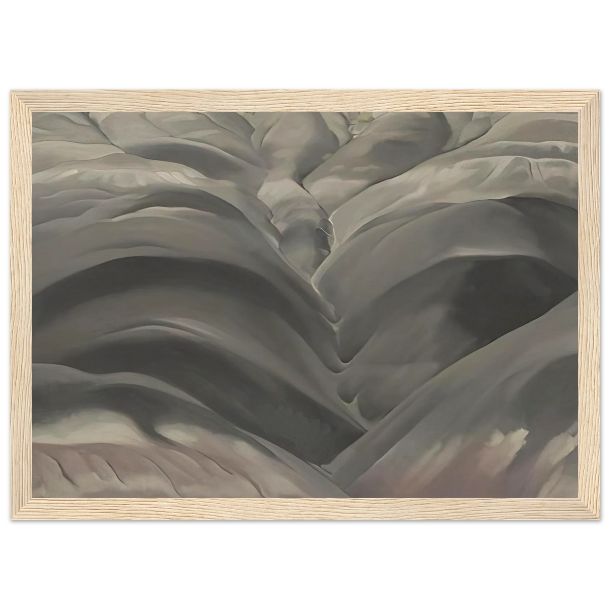 Black Place I Framed Poster | Georgia O'Keeffe Framed Prints Wall Art | Georgia O Keeffe Prints
