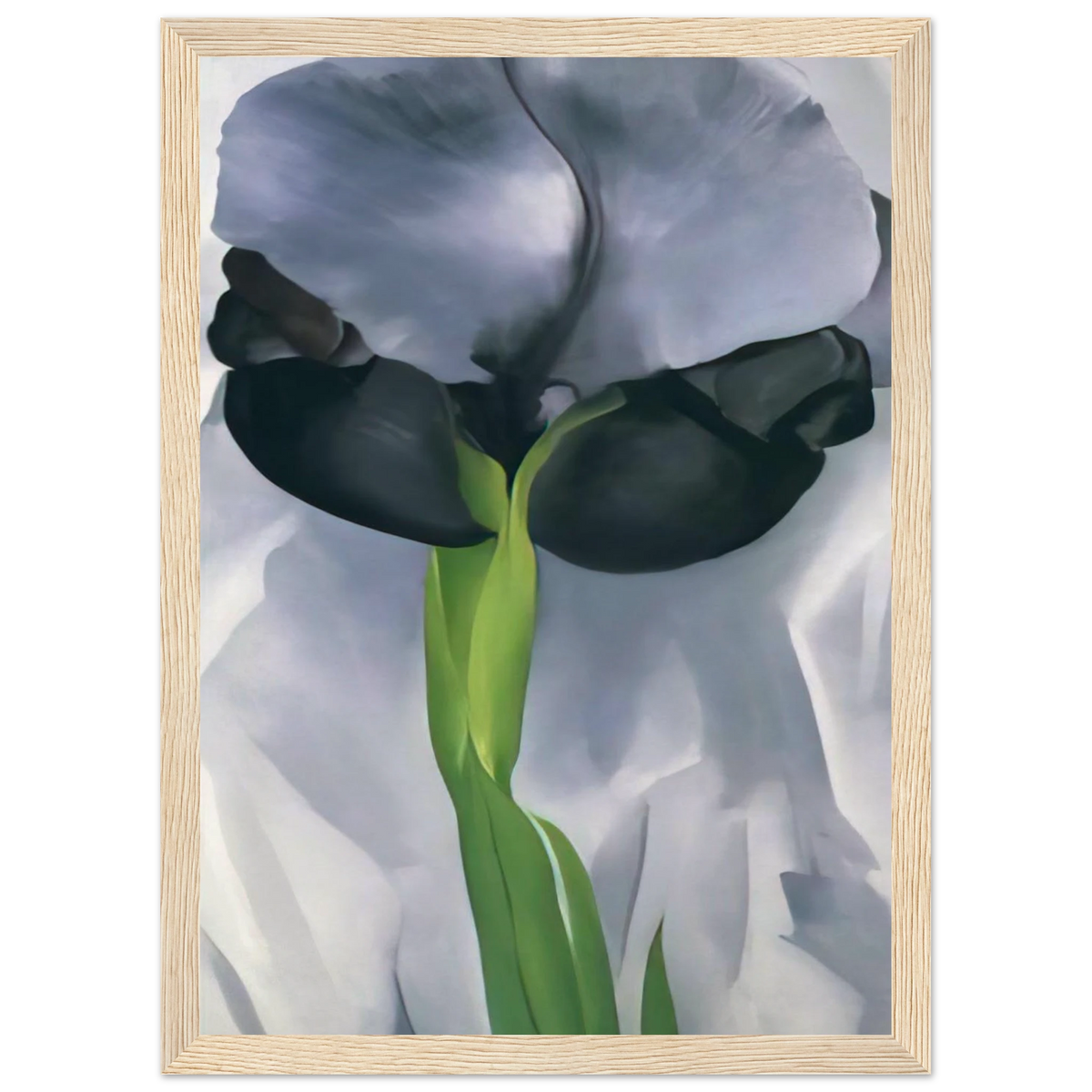 Iris 7 Framed Poster | Georgia O'Keeffe Framed Prints Wall Art | Georgia O Keeffe Prints