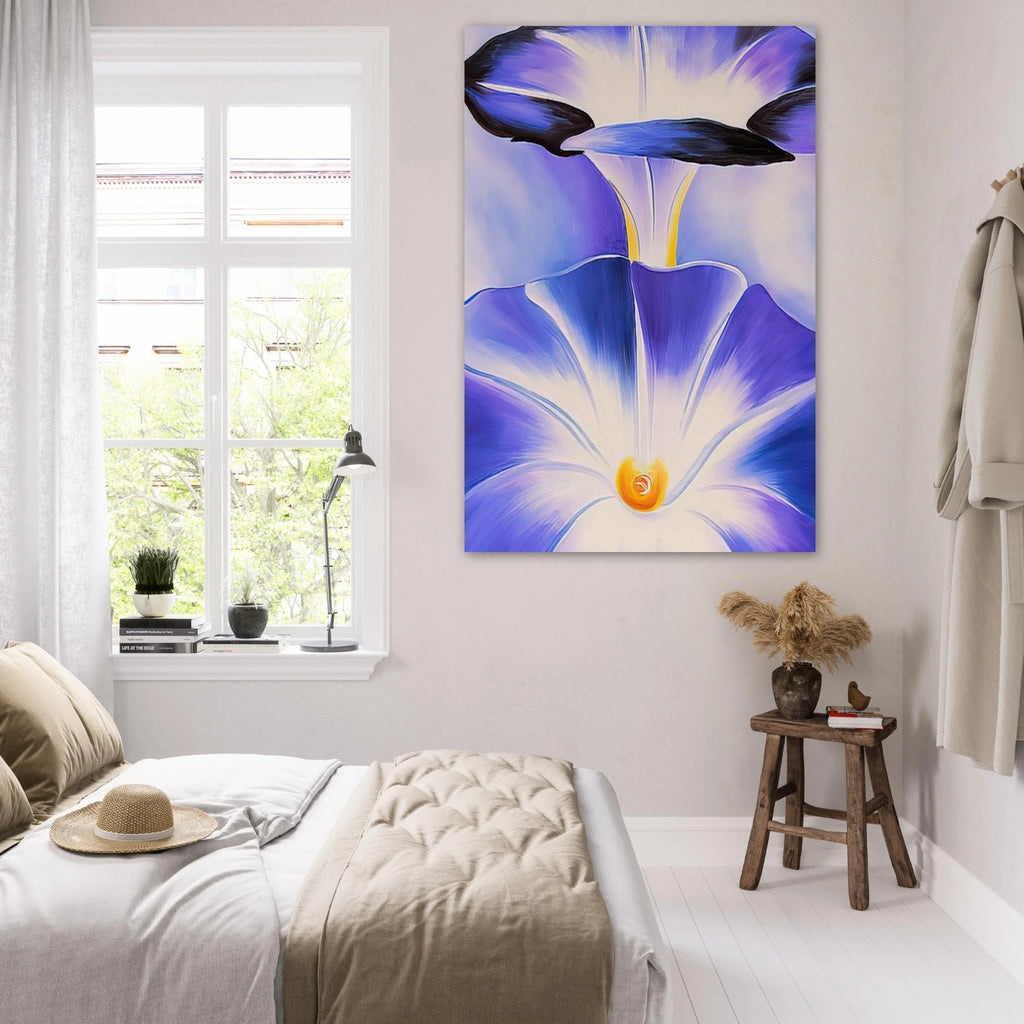 Blue Morning Glories Poster | Georgia O'Keeffe Poster | Georgia O Keeffe Prints
