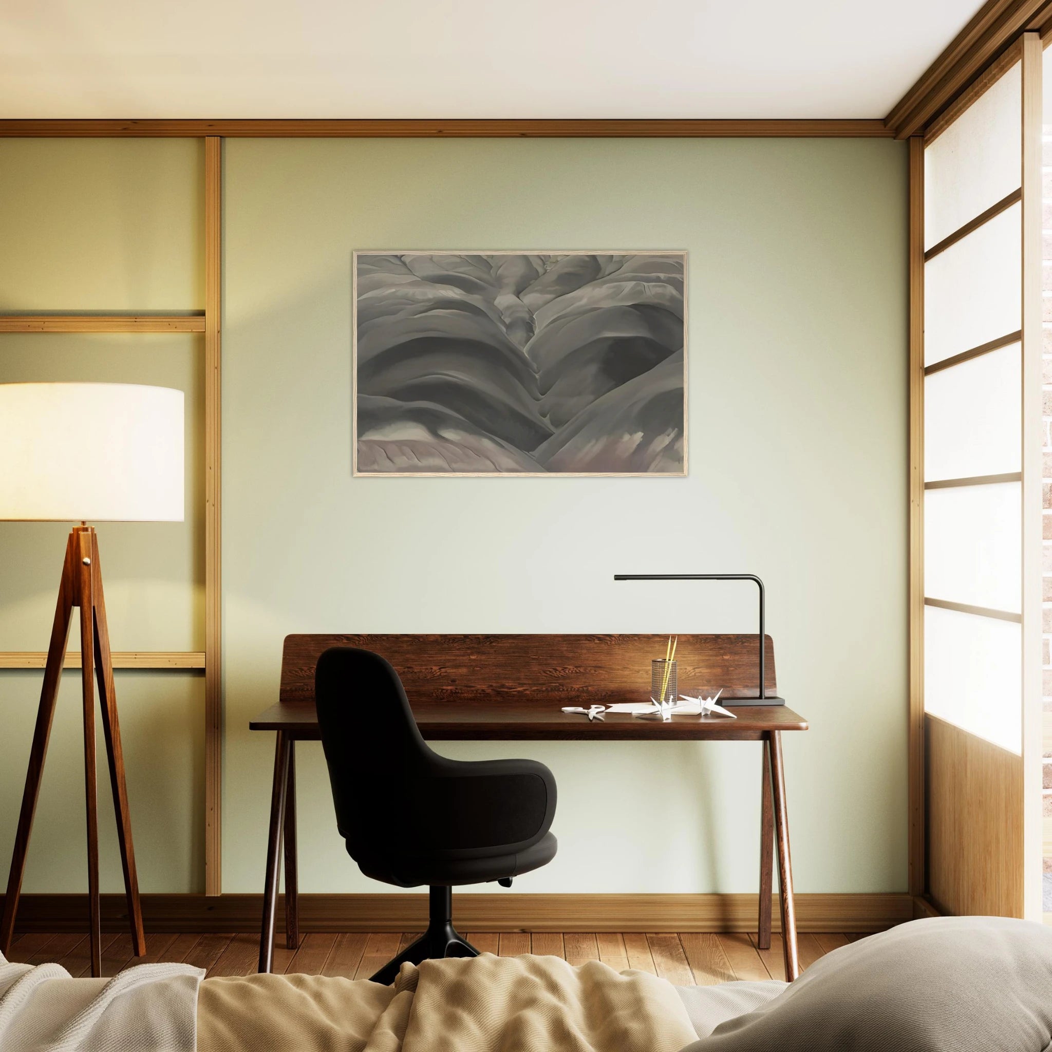 Black Place I Framed Poster | Georgia O'Keeffe Framed Prints Wall Art | Georgia O Keeffe Prints