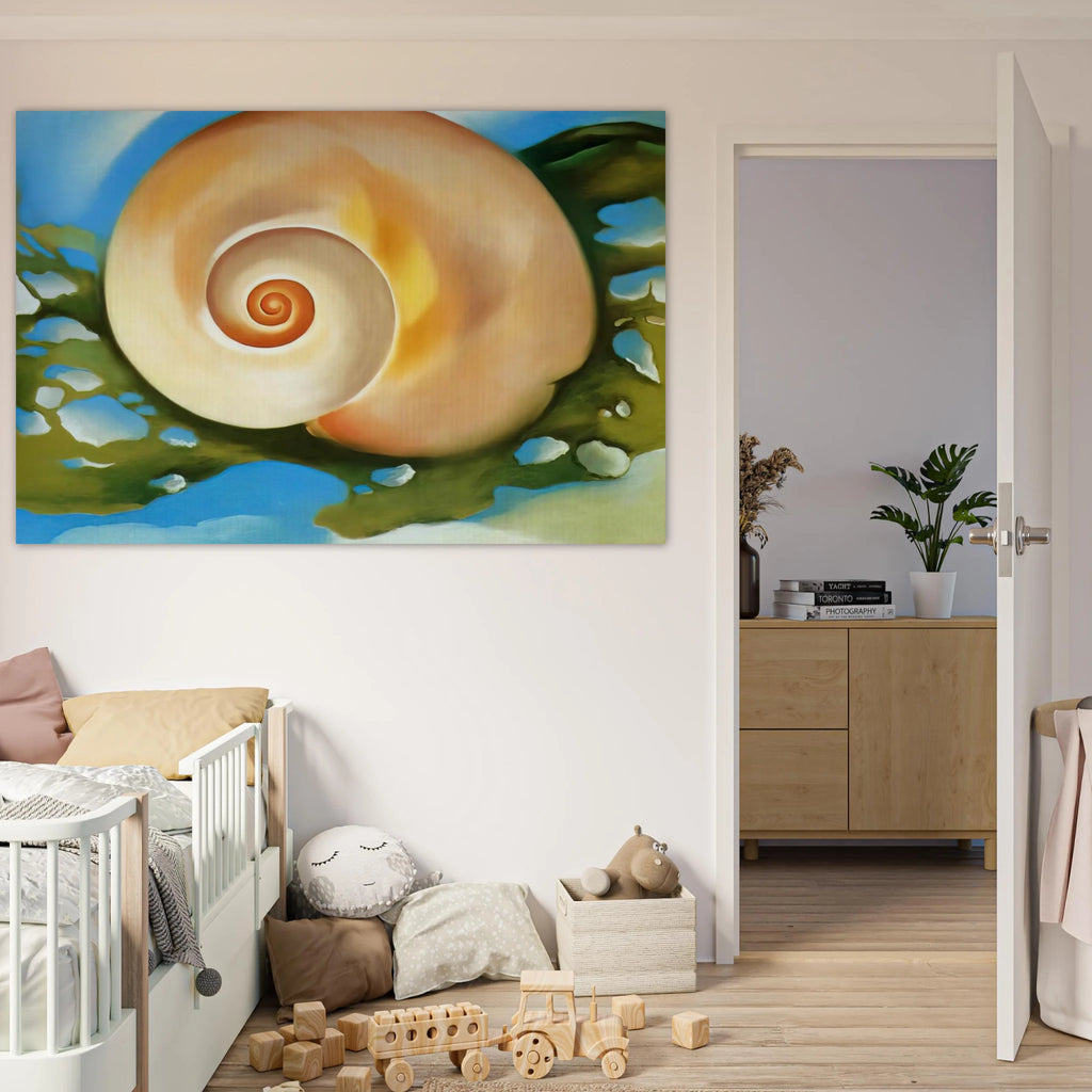 Pink Shell with Seaweed Poster | Georgia O'Keeffe Poster | Georgia O Keeffe Prints