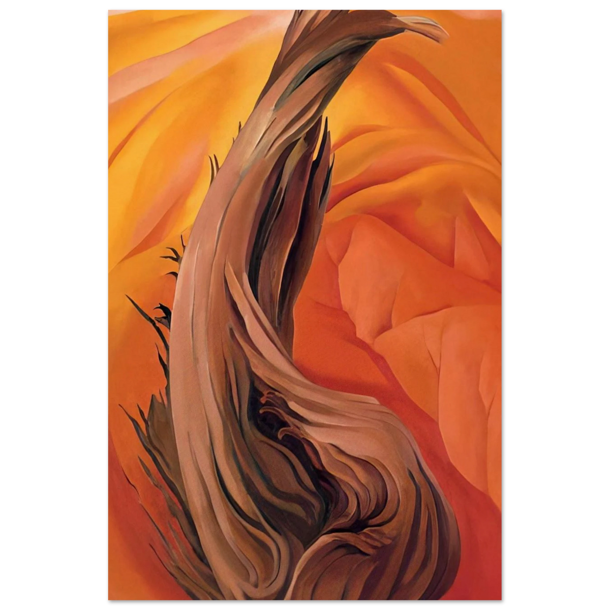 Stump in Red Hills Poster | Georgia O'Keeffe Poster | Georgia O Keeffe Prints