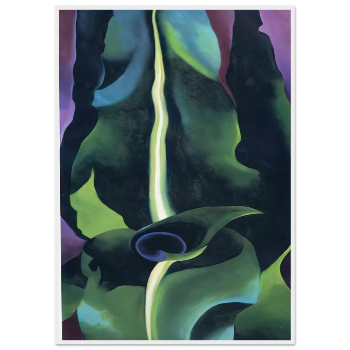 Corn, Dark I Framed Poster | Georgia O'Keeffe Framed Prints Wall Art | Georgia O Keeffe Prints