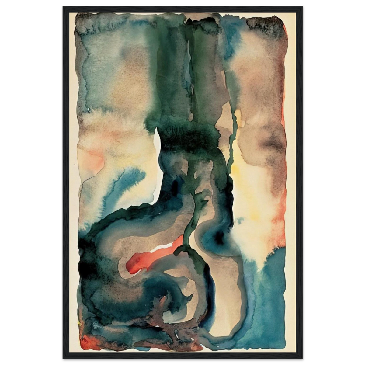 Portrait No. III Framed Poster | Georgia O'Keeffe Framed Prints Wall Art | Georgia O Keeffe Prints