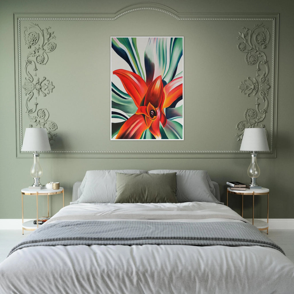 Leaves of a Plant Framed Poster | Georgia O'Keeffe Framed Prints Wall Art | Georgia O Keeffe Prints