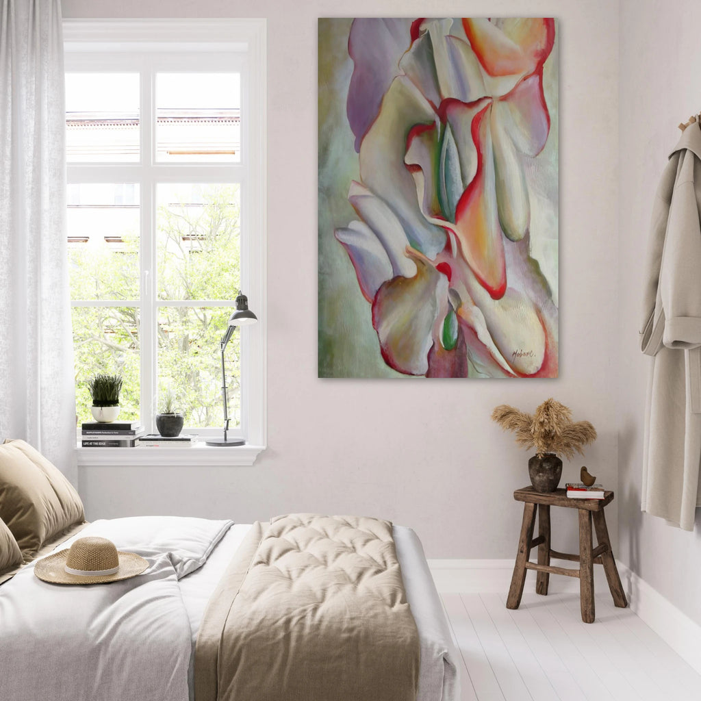 Pink Sweet Peas Poster | Georgia O'Keeffe Poster | Georgia O Keeffe Prints