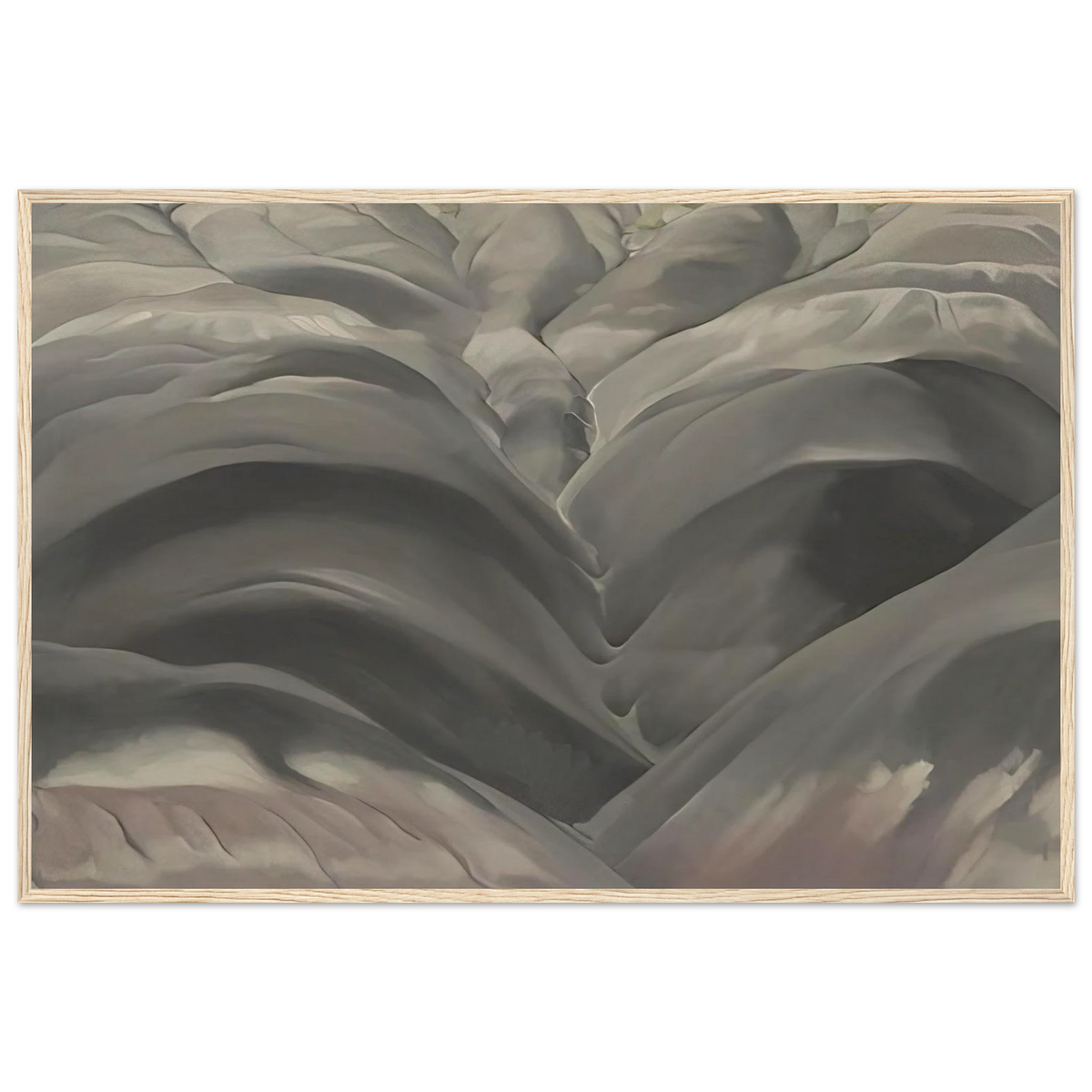 Black Place I Framed Poster | Georgia O'Keeffe Framed Prints Wall Art | Georgia O Keeffe Prints