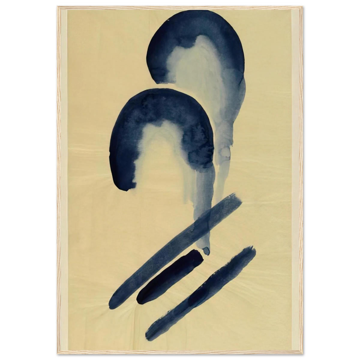 Blue-04 Framed Poster | Georgia O'Keeffe Framed Prints Wall Art | Georgia O Keeffe Prints