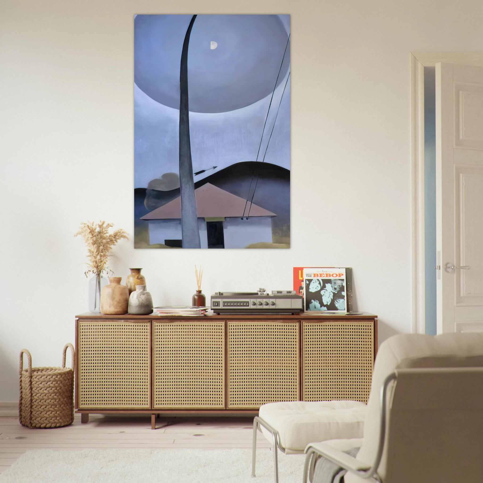 Little House with Flagpole Poster | Georgia O'Keeffe Poster | Georgia O Keeffe Prints