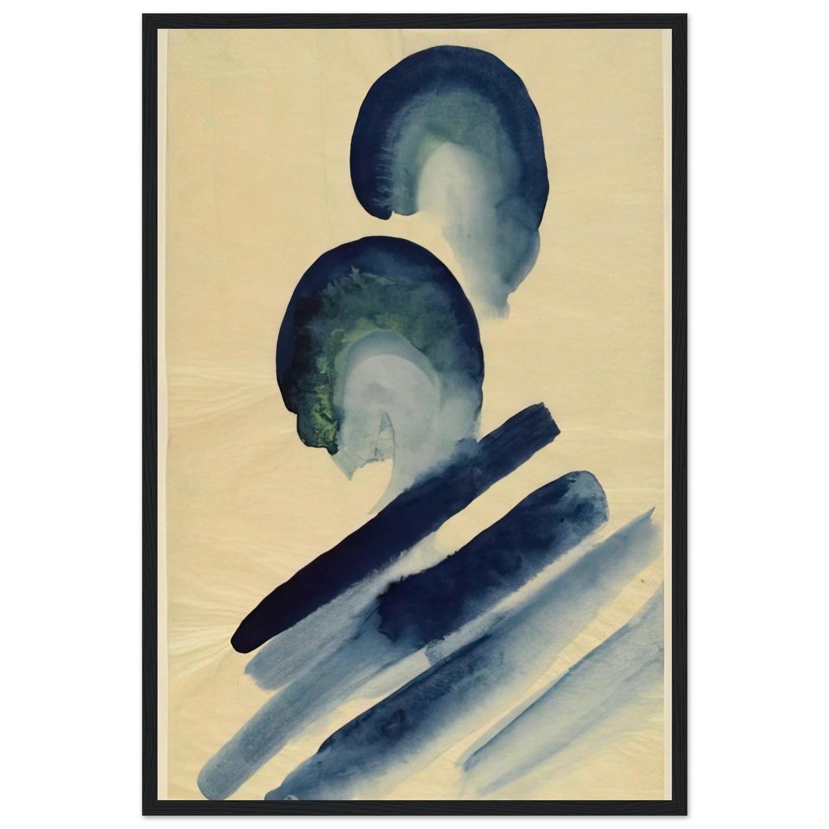 Blue-02 Framed Poster | Georgia O'Keeffe Framed Prints Wall Art | Georgia O Keeffe Prints
