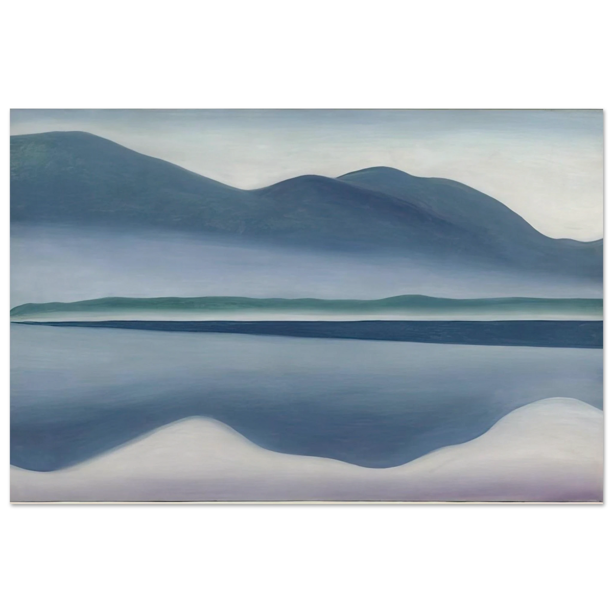 Lake George  formerly Reflection Seascape  Poster | Georgia O'Keeffe Poster | Georgia O Keeffe Prints