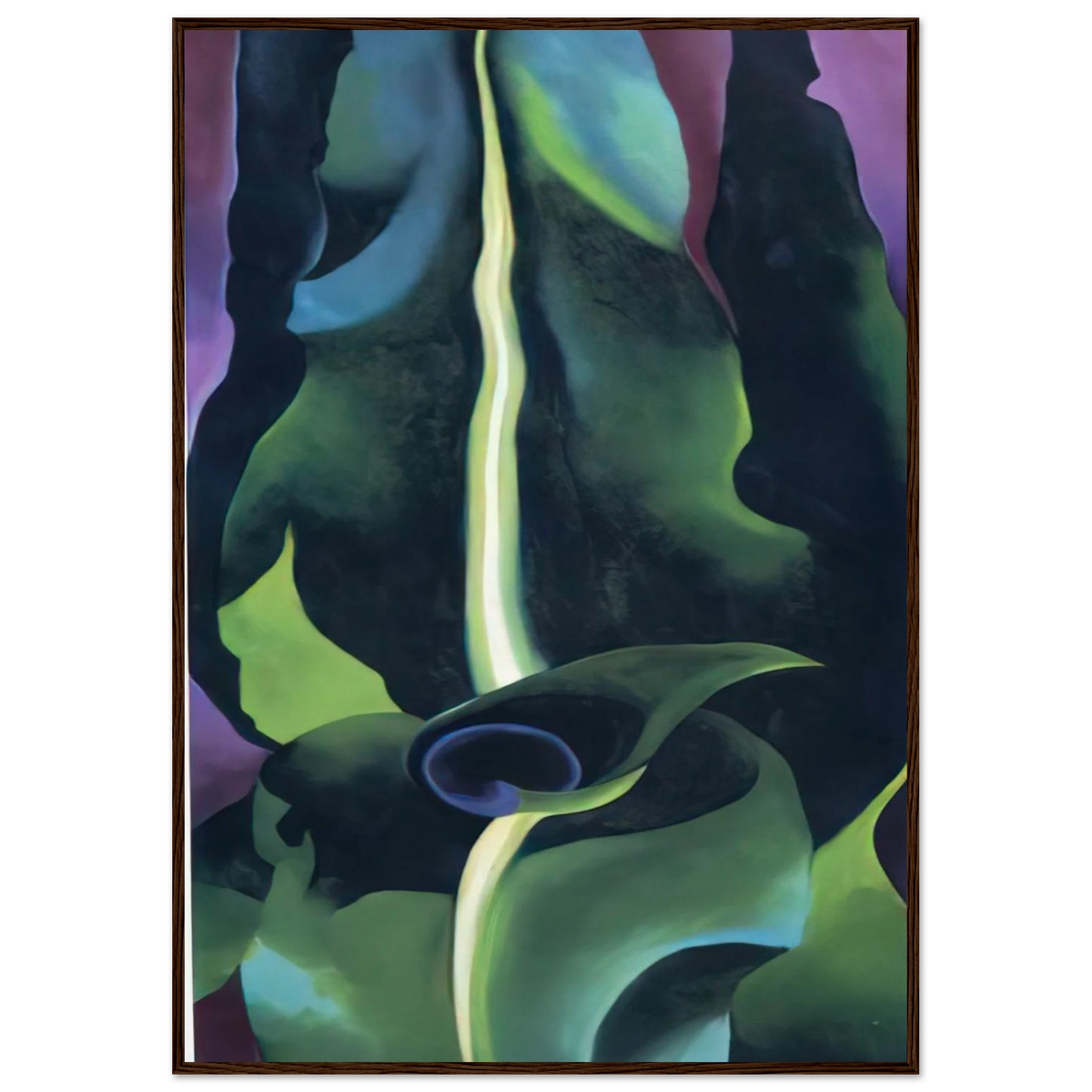 Corn, Dark I Framed Poster | Georgia O'Keeffe Framed Prints Wall Art | Georgia O Keeffe Prints