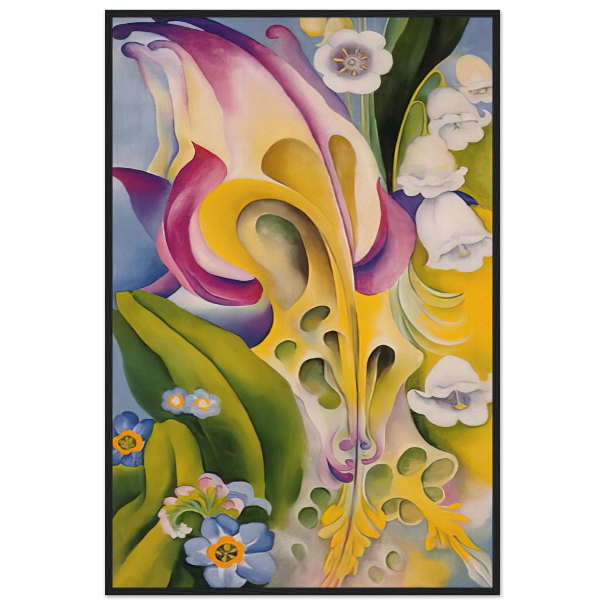 From the Old Garden No 2 Framed Poster | Georgia O'Keeffe Framed Prints Wall Art | Georgia O Keeffe Prints