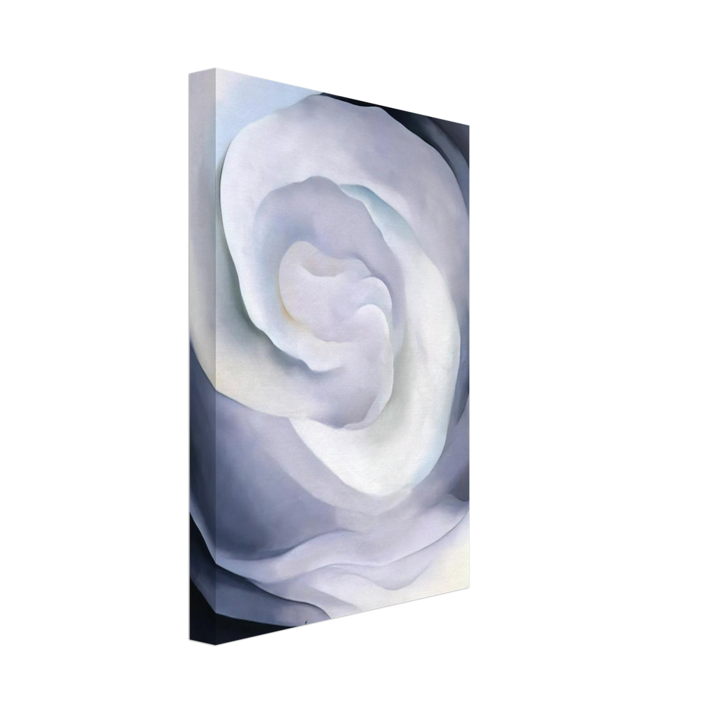 Abstraction White Rose Canvas | Georgia O'Keeffe Canvas | Georgia O Keeffe Prints