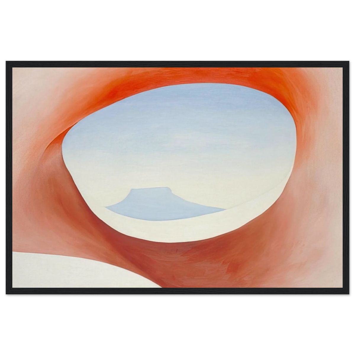 Pedernal - From the Ranch I Framed Poster | Georgia O'Keeffe Framed Prints Wall Art | Georgia O Keeffe Prints