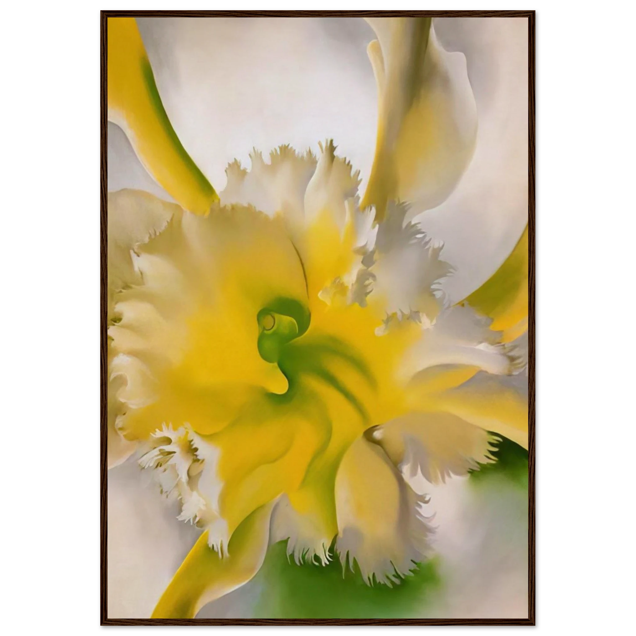 An Orchid Framed Poster | Georgia O'Keeffe Framed Prints Wall Art | Georgia O Keeffe Prints