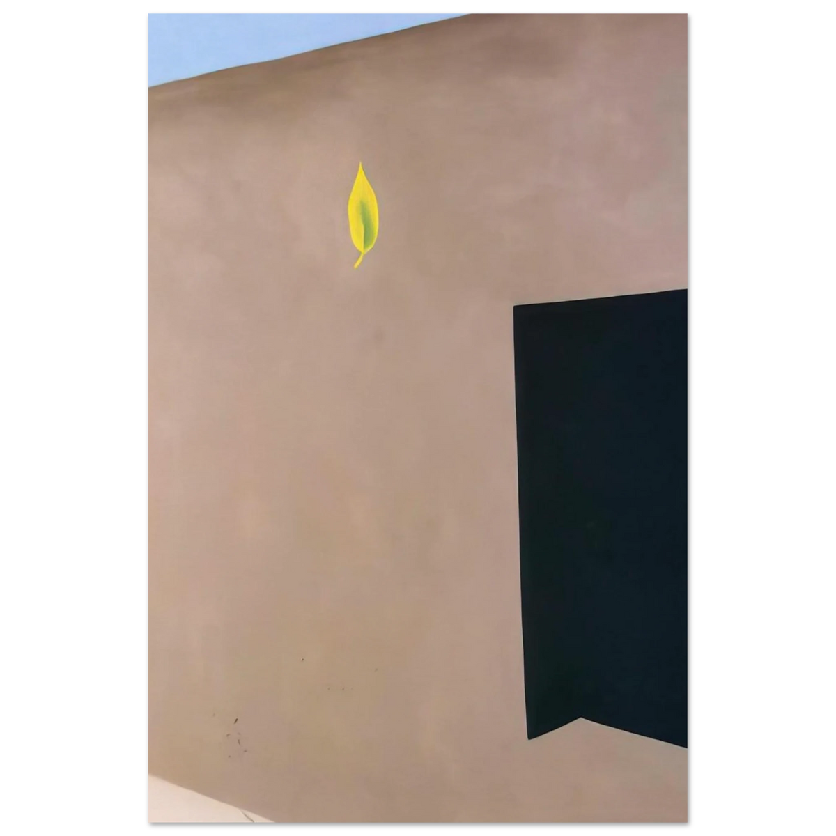 Patio Door with Green Leaf Poster | Georgia O'Keeffe Poster | Georgia O Keeffe Prints
