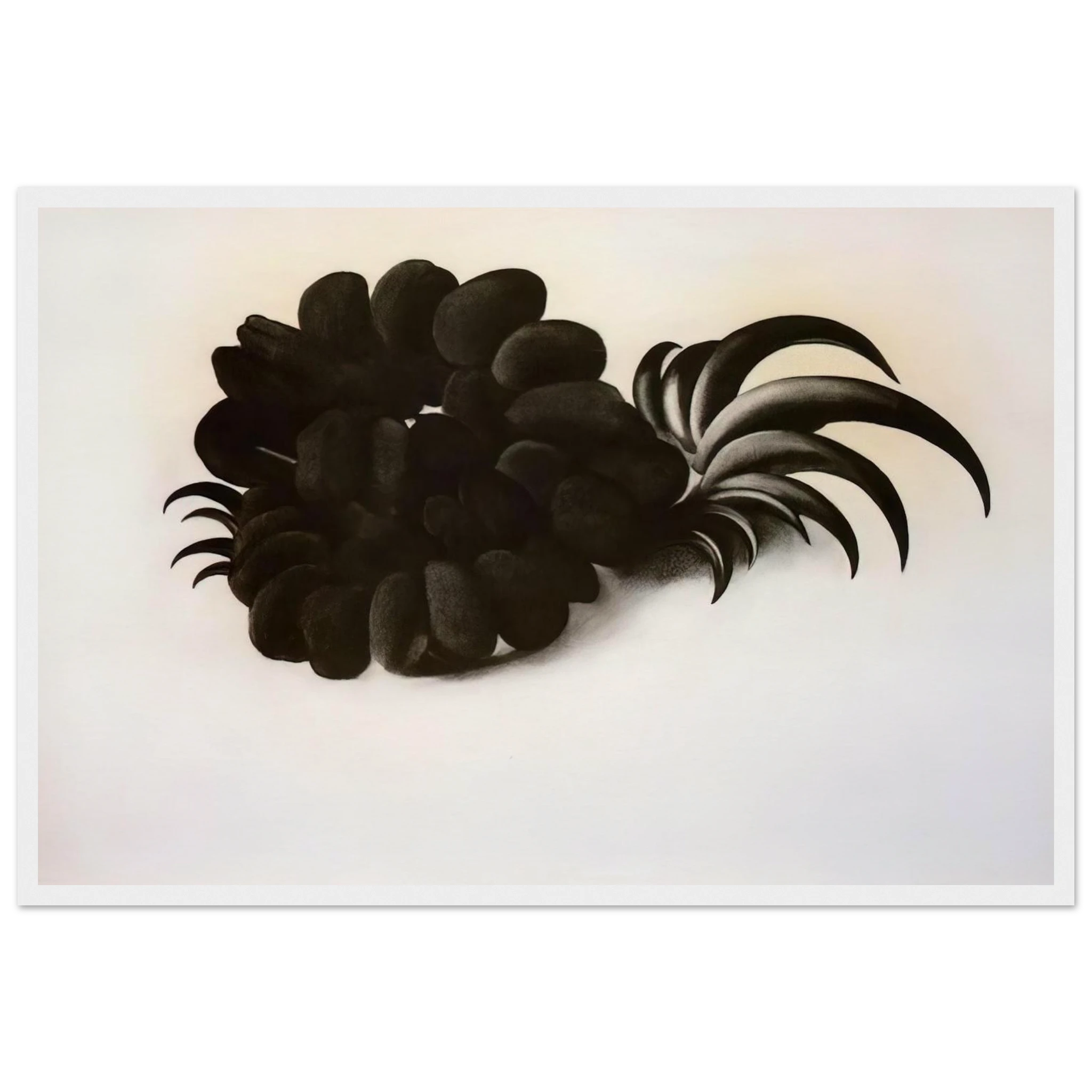 Eagle Claw and Bean Necklace Framed Poster | Georgia O'Keeffe Framed Prints Wall Art | Georgia O Keeffe Prints