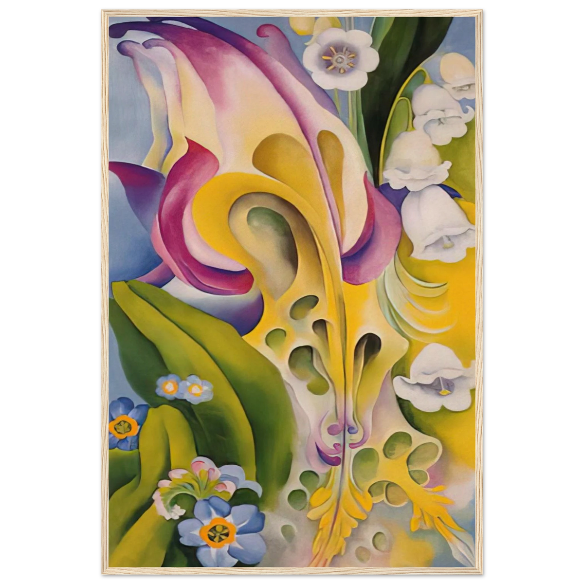 From the Old Garden No 2 Framed Poster | Georgia O'Keeffe Framed Prints Wall Art | Georgia O Keeffe Prints